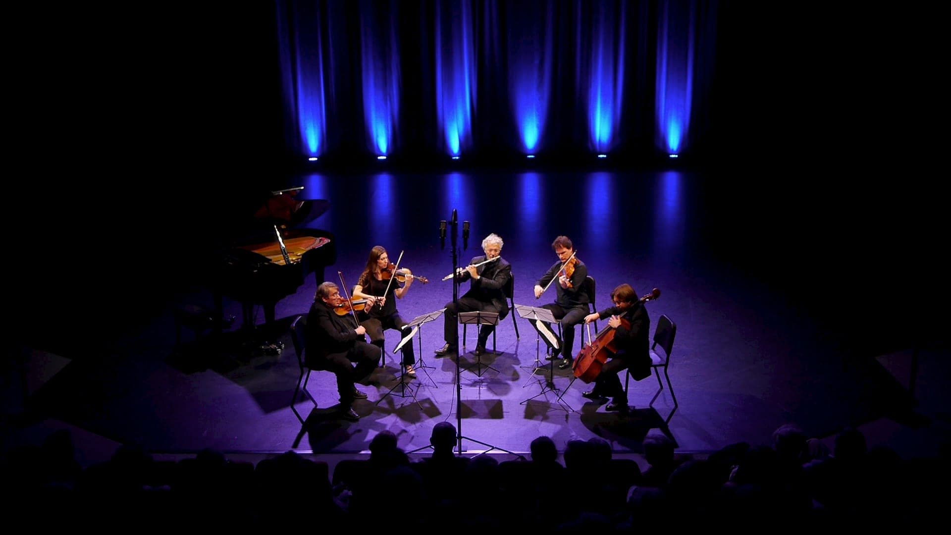 Musicians performing at the Waterloo festival